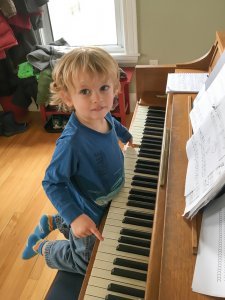 Music Lessons for Child Learning Piano