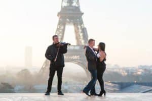 Eiffel Tower Marriage Proposal